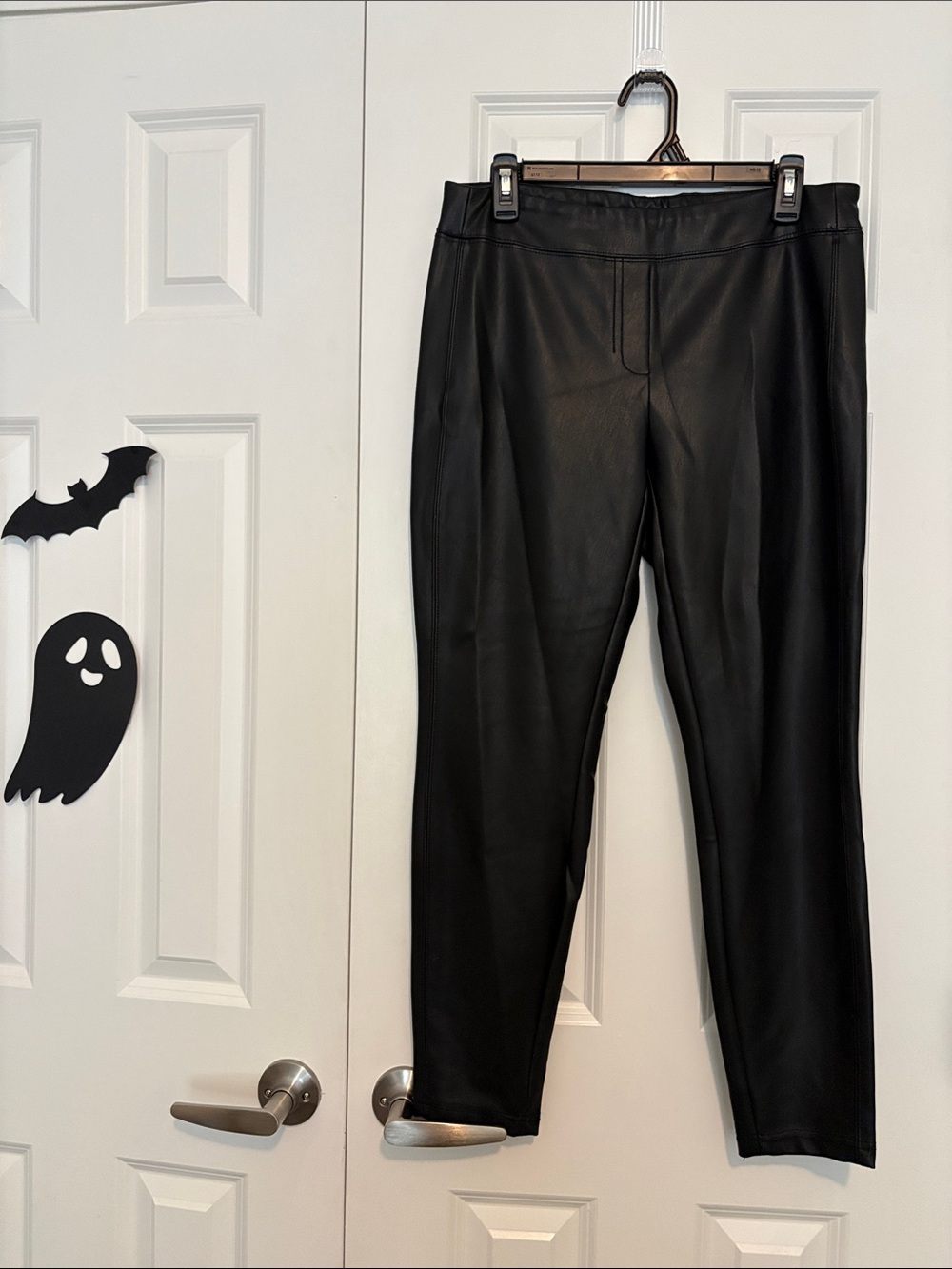 Rachel Zoe Black Faux Leather High-Waist Pants - Women